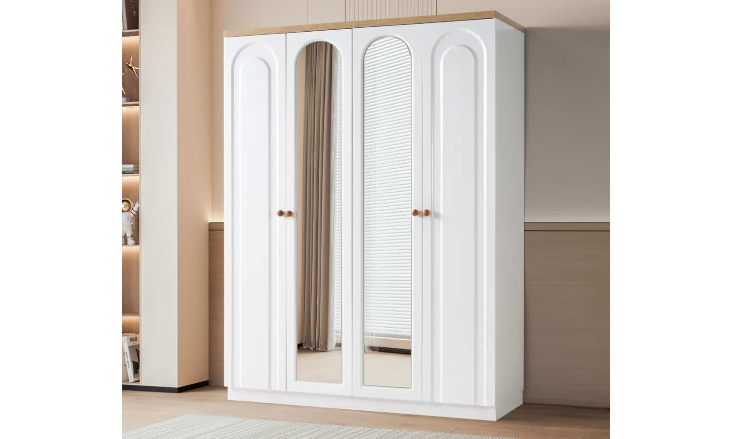 Bohem 4 Kapaklı Dolap