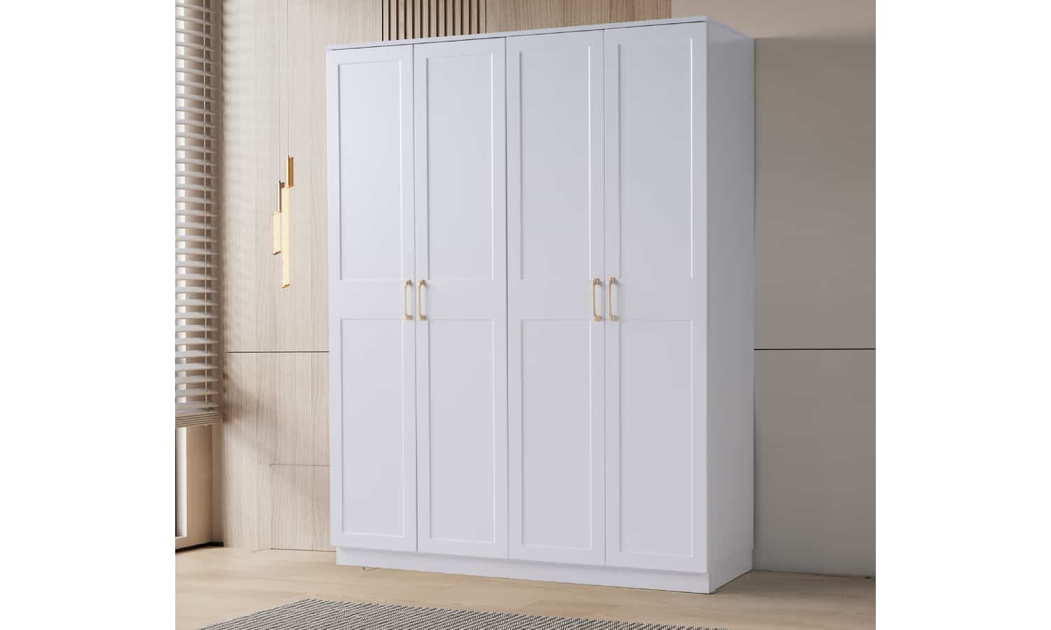 Lale 4 Kapaklı Dolap